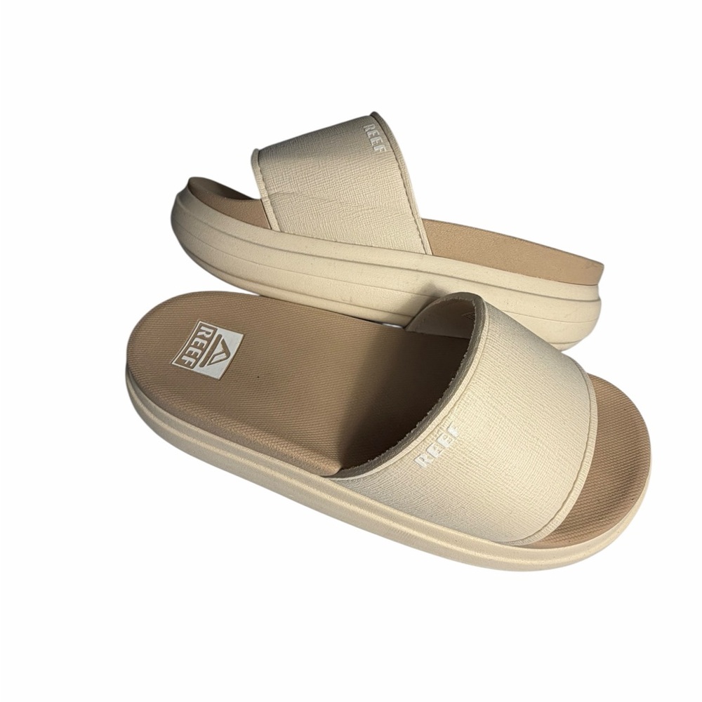 Reef Women's Cream Slide Sandals - Picture 3 of 10
